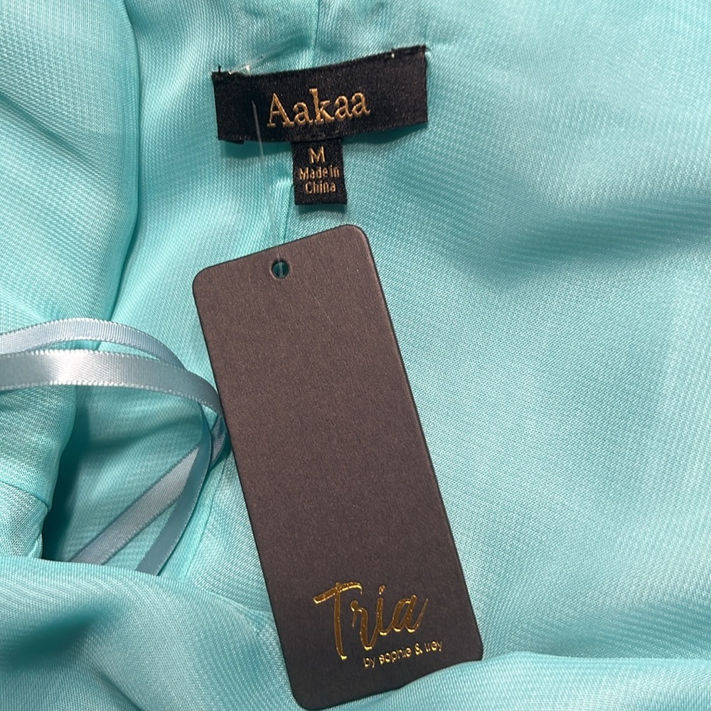 Light Blue Spaghetti Strap Dress - Picture 3 of 3